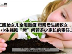 三胞胎女儿全患脑瘫母亲卖生蚝救女13页.ppt