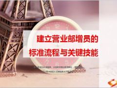 优秀主管分享建立营业部增员的关键技能与标准流程44页.ppt