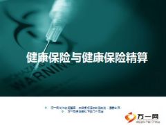 丁云生健康保险与健康保险精算20页.ppt