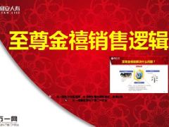 利安人寿至尊金禧销售逻辑28页.ppt