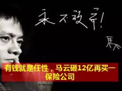 马云砸12亿再买入国泰产险公司14页.ppt