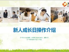 新人成长日操作介绍及工作汇报23页.ppt