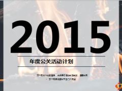2015年度活动策划总结PPT模板27页.ppt