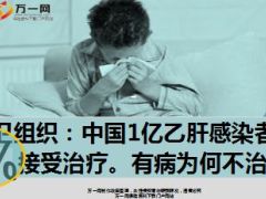 世卫组织中国1亿乙肝感染者仅百分之一接受治疗8页.ppt