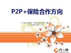 加保险P2P合作趋势及方向12页.ppt