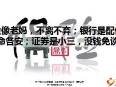 保险像老妈不离不弃银行是配偶天命各安证券是小三没钱免谈9页.ppt