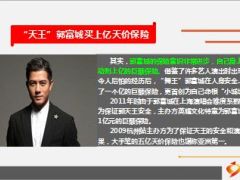 郭富城自己买上亿天价保险并愿为观众买保险11页.ppt