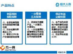 恒大人寿稳赢五号两全保险万能型产品介绍10页.ppt