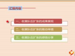 收展队伍快速扩张之路成果推动举措及感悟34页.ppt
