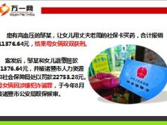 女儿用父社保卡为母买药报销母女均获刑8页.ppt