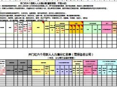 2016开门红新人人力清分追踪表总表模版1页.xls
