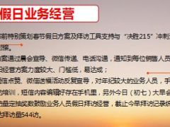 2016春节假日经营工作汇报及年后工作安排12页.ppt