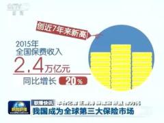 视频央视新闻联播2015我国成为全球第三大保险市场.rar