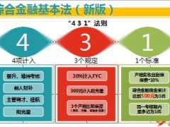 2016年阳光人寿综合金融基本法相关政策9页.ppt