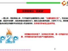 立了案的P2P平台 投资者的钱拿回了多少9页.ppt
