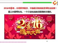 2016猴年春晚是什么让保险又一次出尽风头10页.ppt