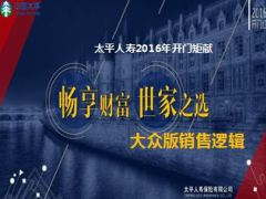 太平畅享世家大众版逻辑讲师版34页.ppt