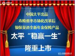 太平稳赢一生年金保险介绍形态价值投保规则29页.ppt