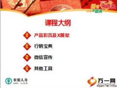 行销工具的使用农银人寿爱成长版32页.ppt