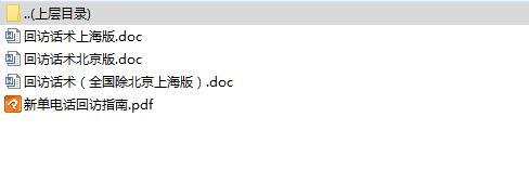 新单电话回访话术工银安盛版.rar
