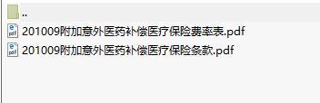 华夏附加意外医药补偿医疗保险条款费率表.rar