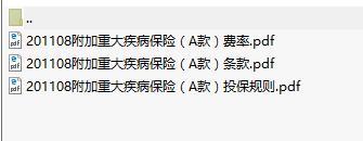华夏附加重大疾病保险A款条款费率表投保规则.rar
