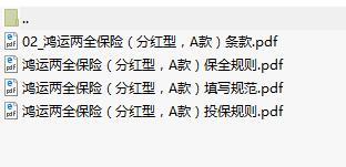 华夏鸿运两全保险分红型A款条款保全投保规则填写规范.rar
