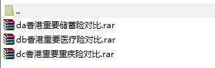 香港保险重点产品对比储蓄医疗重疾险.rar