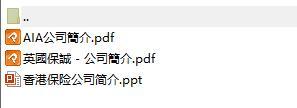 香港保险主要公司简介.rar