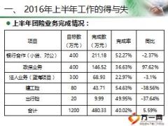营销服务部团险2016上半年述职报告19页.ppt
