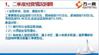 2016年团险二季度回顾三季度布置工作汇报模板10页.ppt