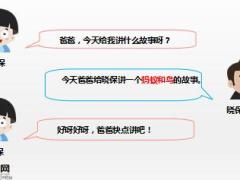 每日保险故事蚂蚁和鸟7页.ppt