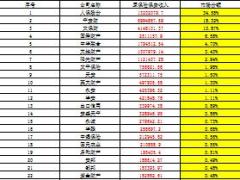 2016年前5月财产保险公司原保险保费收入排名表.xls