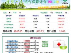 中国人寿康顺一生组合计划国寿福版本计划书.xlsx