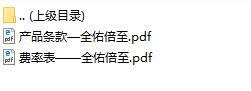 友邦人寿全佑倍至重大疾病保险条款费率表.rar