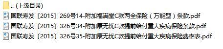 国联人寿附加康无忧C款提前给付重大疾病保险条款.rar