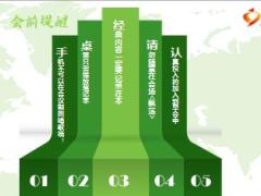 保险早会流程绿色清新PPT模板10页.ppt