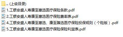 工银安盛人寿康至惠选医疗保险条款费率利益表投保规则.rar