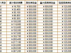 瑞泰康泰金生重大疾病终身保险利益测算表1页.rar