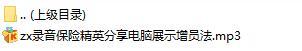 录音保险精英分享电脑展示增员法.rar