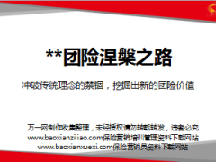团险涅槃分享冲破传统理念禁锢挖掘出新团险价值36页.ppt