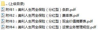新华美利人生两全保险分红型条款费率表现金价值业管规定.rar
