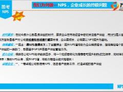 保险公司净推荐值NPS业务平台搭建工作汇报19页.ppt