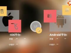 移动互联网手机主题PPT模板8页.ppt