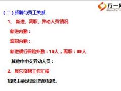 保险中支人力资源1至10月人事工作总结30页.ppt