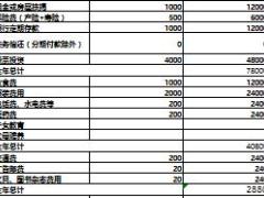 年度保险企业家全预算面谈表3页.xls