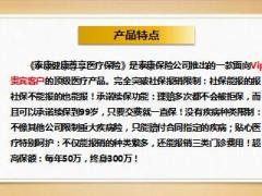 泰康健康尊享医疗保险VIP医疗产品介绍15页.ppt