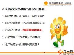 阳光人寿营销产品解析之产品归类18页.ppt