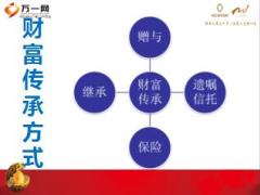 财富传承的方式分析新华美利人生推动片19页.ppt