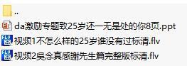 激励专题致25岁还一无是处的你含插播视频8页.rar